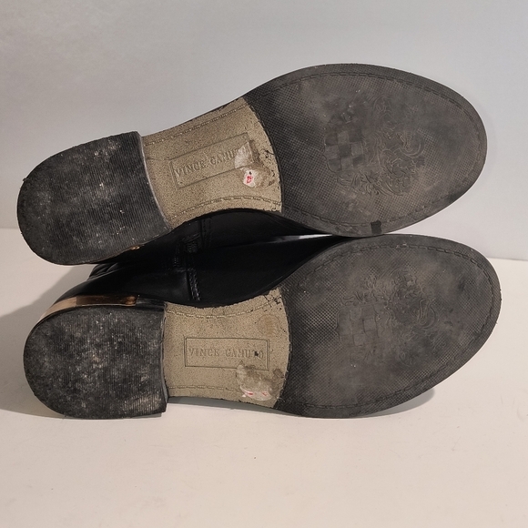 Vince Camuto Women's 6 Black Leather Boots - Picture 6 of 10